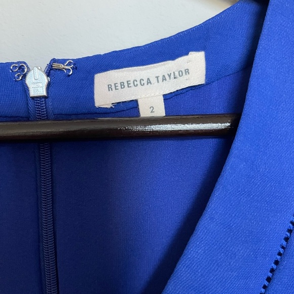Rebecca Taylor Cobalt Mini Dress Size 2 - Picture 6 of 6